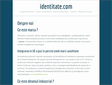 Tablet Screenshot of identitate.com